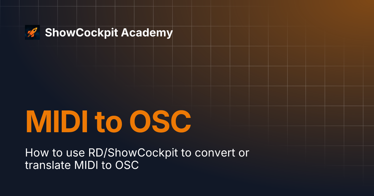 DTM・DAW The Missing Link OSC to MIDI Translator The Missing Link OSC to MIDI Translator DTM・DAW